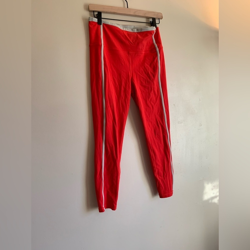 Athleta Women Athletic Bottom Leggings Red Size M Pants Clothing Fashion